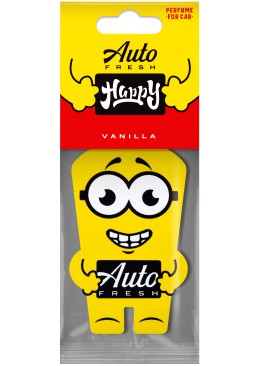 Підвісний ароматизатор для авто Auto Fresh Happy Vanilla, 1 шт